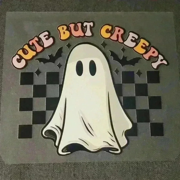 Source Unknown Other - Cute But Creepy Halloween DTF Shirt Transfer
